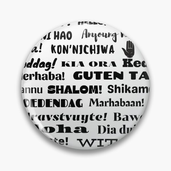 Item preview, Hello in Different Languages designed and sold by Skeelo702.