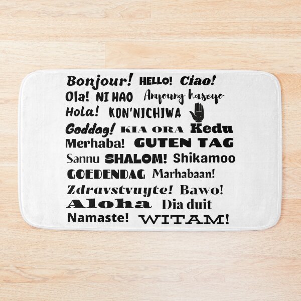 Item preview, Hello in Different Languages designed and sold by Skeelo702.