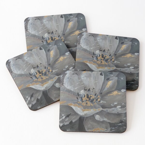 Item preview, Flower on a gray background designed and sold by ArtFrol.