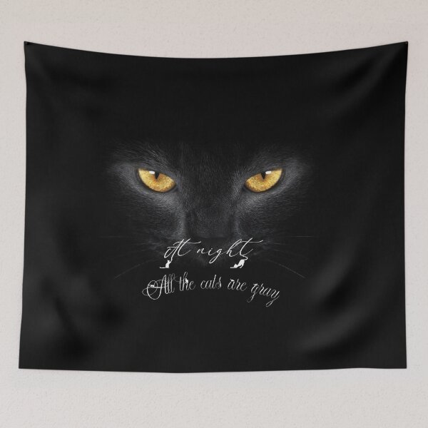Item preview, At night, all the cats are gray designed and sold by FADYMAG.