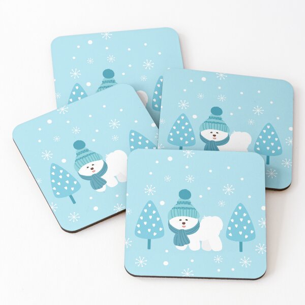 Item preview, Bichon Frise in Winter designed and sold by Lulupainting.