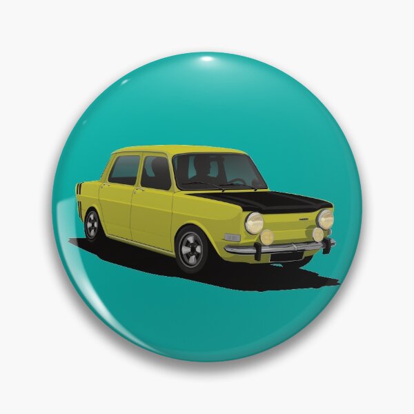 Item preview, Simca 1000 Rallye yellow designed and sold by knappidesign.