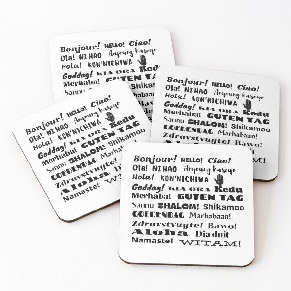 Item preview, Hello in Different Languages designed and sold by Skeelo702.