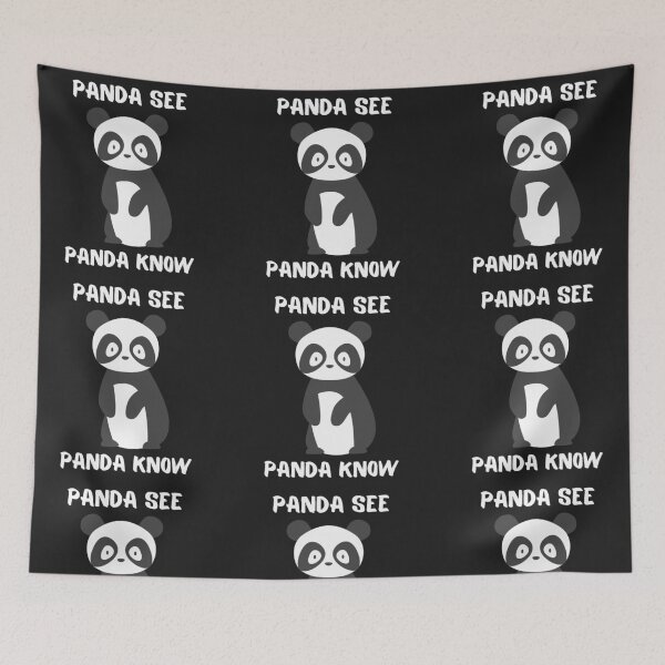 Item preview, Pand see. Panda know designed and sold by Joejo19.