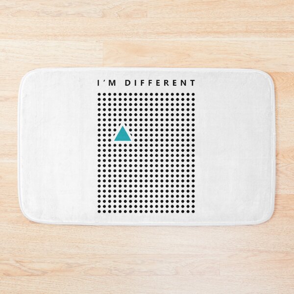 Item preview, I'm Different - Blue Triangle designed and sold by Dewirumbaina.