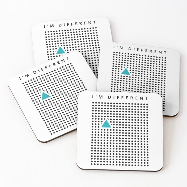 Item preview, I'm Different - Blue Triangle designed and sold by Dewirumbaina.