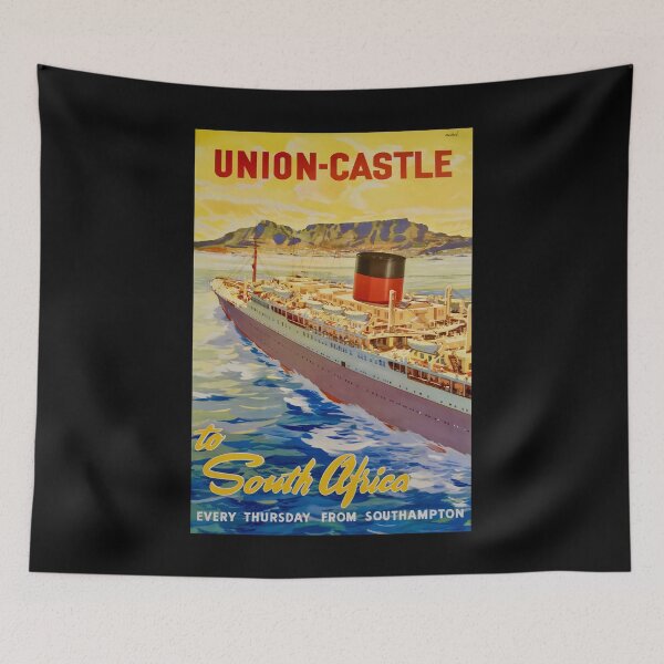 Item preview, retro classic To South Africa poster designed and sold by CorasPosters.