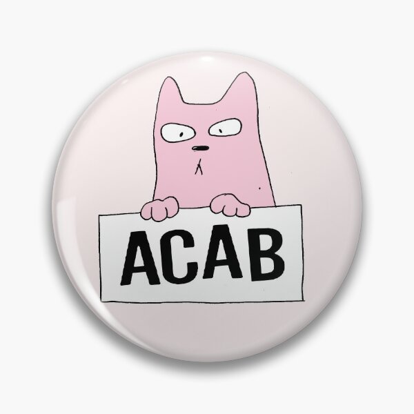 Item preview, ACAB pink cat designed and sold by sleeepyrae.