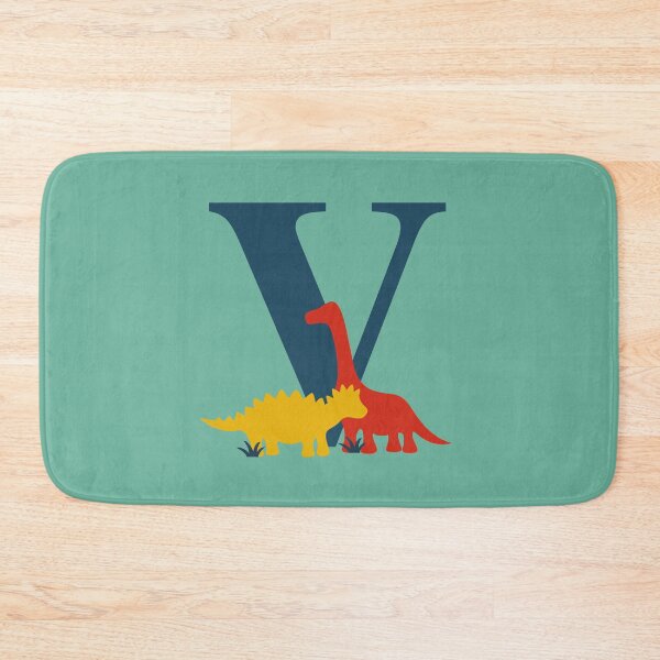 Item preview, Dinosaurs - Personalised V Name, Initial, Monogram designed and sold by CocoandDaisy.