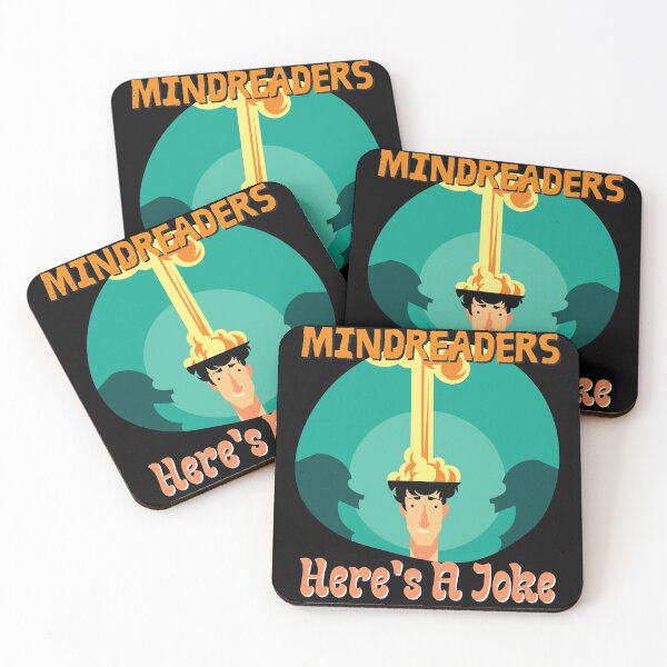Item preview, Bookworms Humor Party Mindreaders Here's A Joke designed and sold by Two Left Hands Design.
