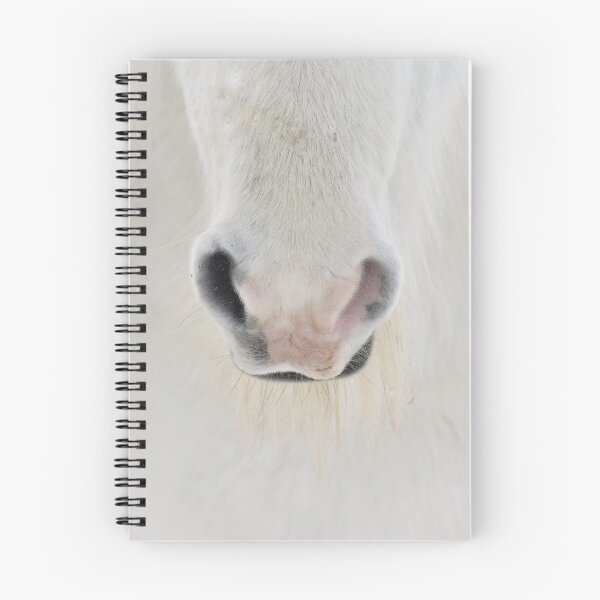 Item preview, White nose of an Icelandic horse designed and sold by elisainiceland.