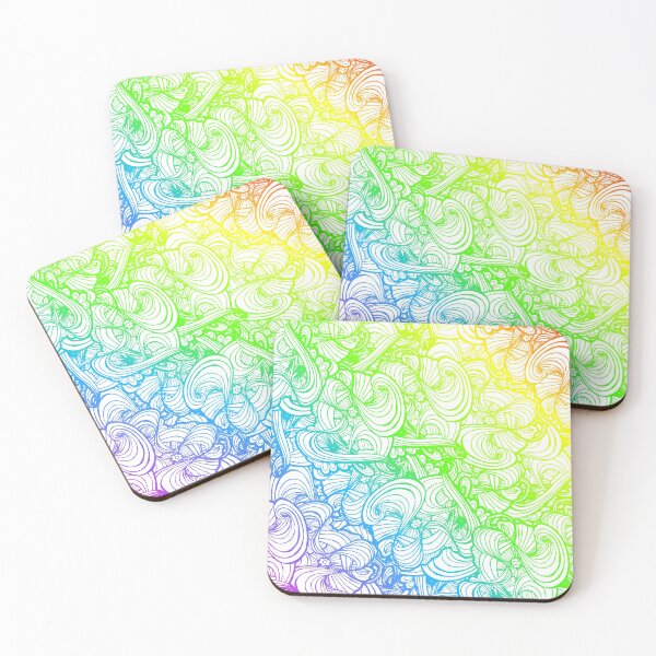 Item preview, Abstract and colorful rainbow design designed and sold by HibaArts.