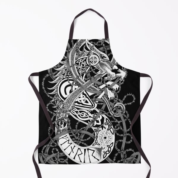 Item preview, Fenrir Norse Mythology - Wolf designed and sold by MythicComicsArt.