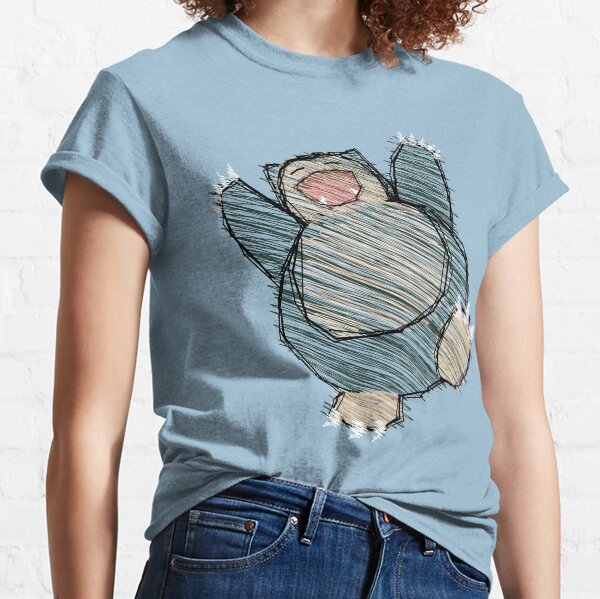 Happy Snorlax Sketch Classic T-Shirt