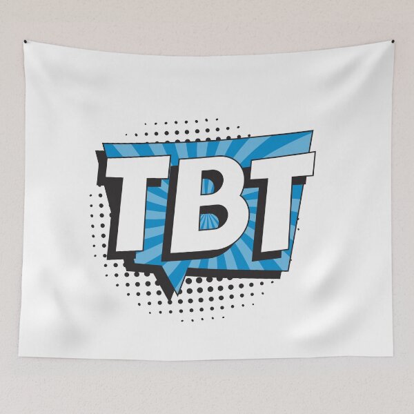 Item preview, Abbreviation TBT (throwback thursday) in retro comic speech bubble designed and sold by acidmit.