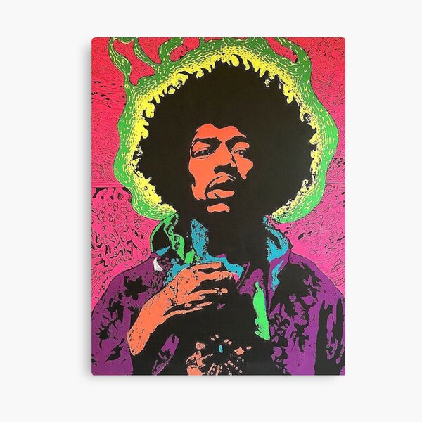 Aesthetic JimiHendrix Canvas Print
