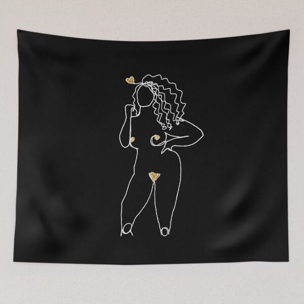 Item preview, You are self-centered Beautiful Bodies line art designed and sold by orangerinka.