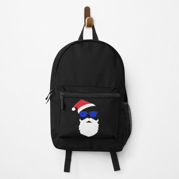 Item preview, Funny Hipster Santa Face with Hat beard & Glasses Christmas - Hipster Santa - Ugly Christmas designed and sold by HINDAM4U.