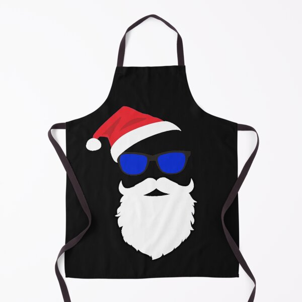 Item preview, Funny Hipster Santa Face with Hat beard & Glasses Christmas - Hipster Santa - Ugly Christmas designed and sold by HINDAM4U.