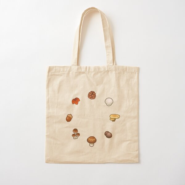 Animal Crossing Autumn Assortment Cotton Tote Bag