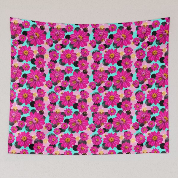 Item preview, Neon Pastel Zinnias designed and sold by RC-aRtY.