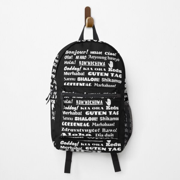 Item preview, Hello in Different Languages (Black) designed and sold by Skeelo702.
