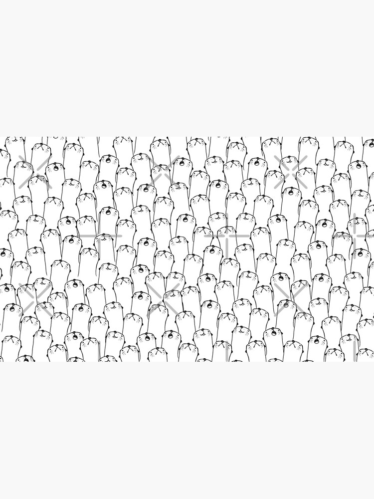 Otter pattern by bookotter