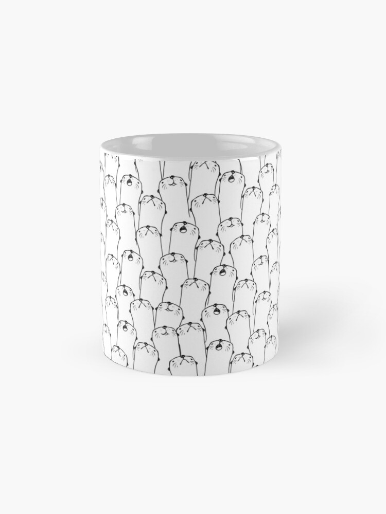 Alternate view of Otter pattern Mug