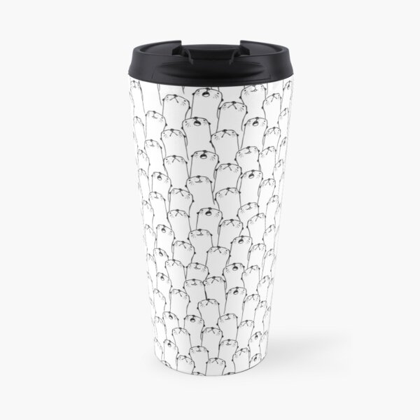 Otter pattern Travel Mug