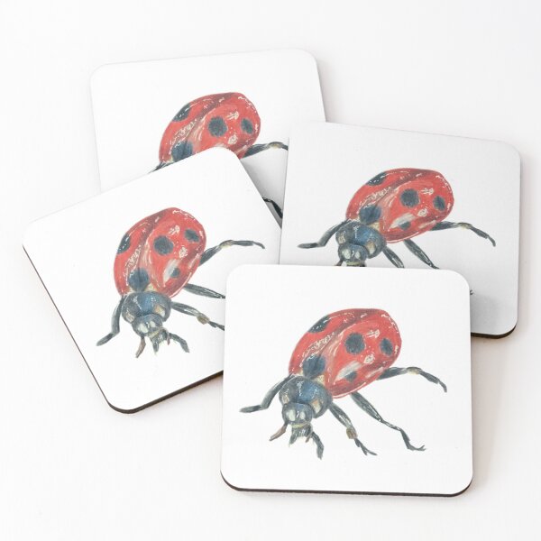 Item preview, Coloured pencil ladybug  designed and sold by doodling-dancer.