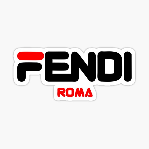 Roma Fendi Stickers | Redbubble