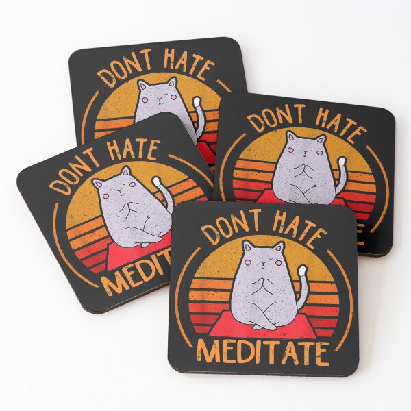 Item preview, Dont hate meditate designed and sold by geekcos09.