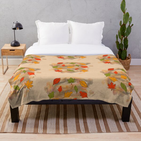 Item preview, Autumnal breezy leaf pattern  designed and sold by L1221e92.