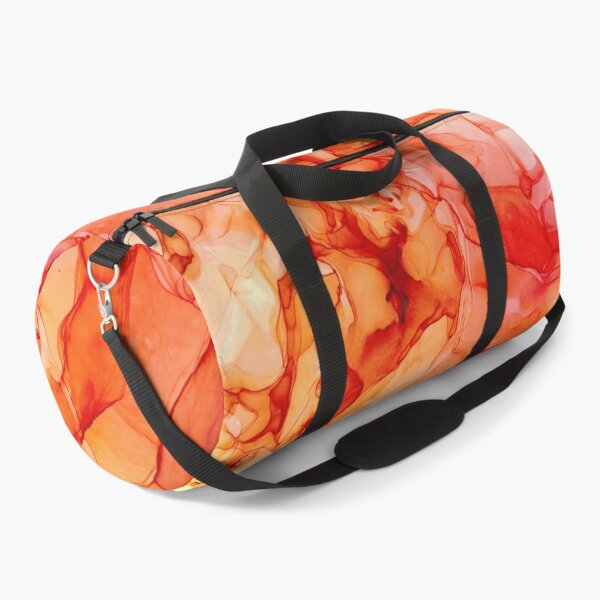 Item preview, Peachy Orange: Original Abstract Alcohol Ink by Herzart designed and sold by herzart.