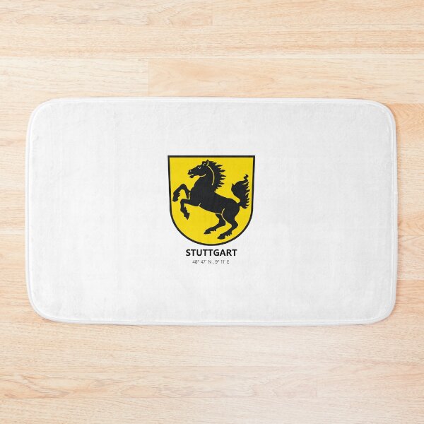 Item preview, Stuttgart city arms with coordinates designed and sold by hala2011.