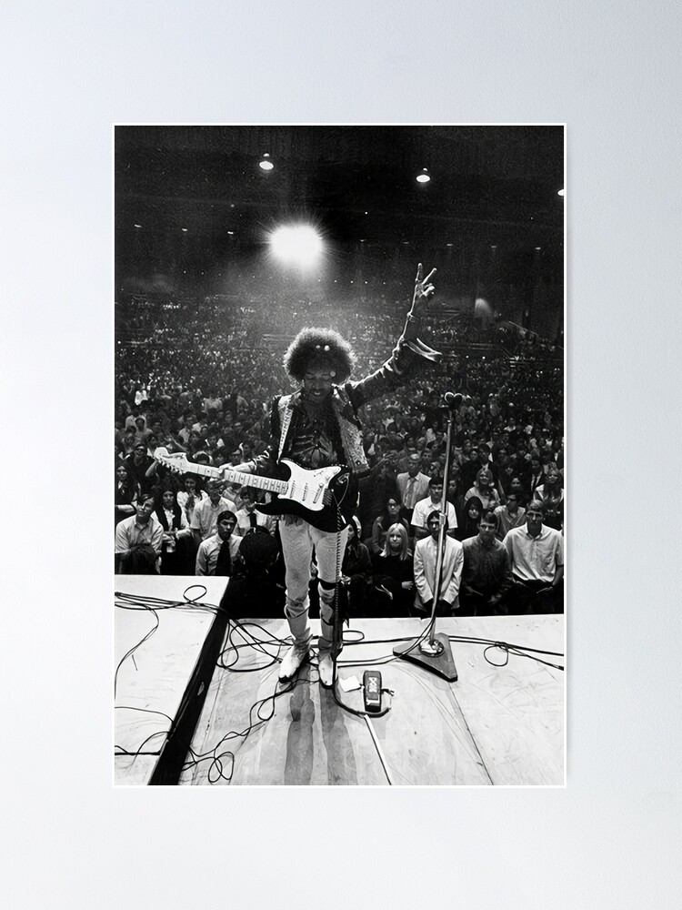 Alternative Ansicht von JimiHendrix Konzert Poster
