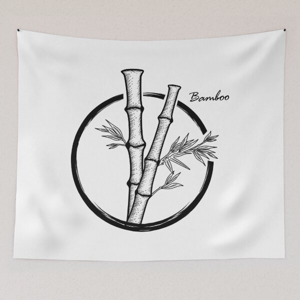 Item preview, Hand Drawn Bamboo Art designed and sold by JTS STORE.