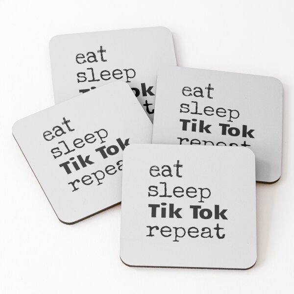 Item preview, Eat sleep Tik Tok repeat designed and sold by KOOL Studio.