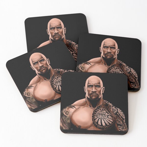 Item preview, Dwayne Johnson tattoo bull designed and sold by InkFish Art.