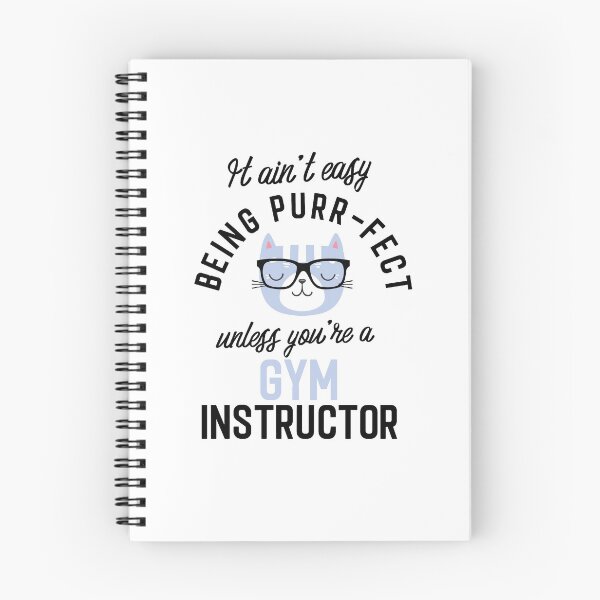 Item preview, Gym Instructor Cat Gifts for Cat Lovers - It ain't easy being Purr Fect designed and sold by betternotes.