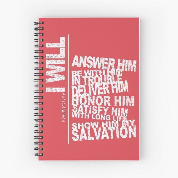 Item preview, Psalm 91:15 | Protection Bible Verse designed and sold by Feather-Apparel.