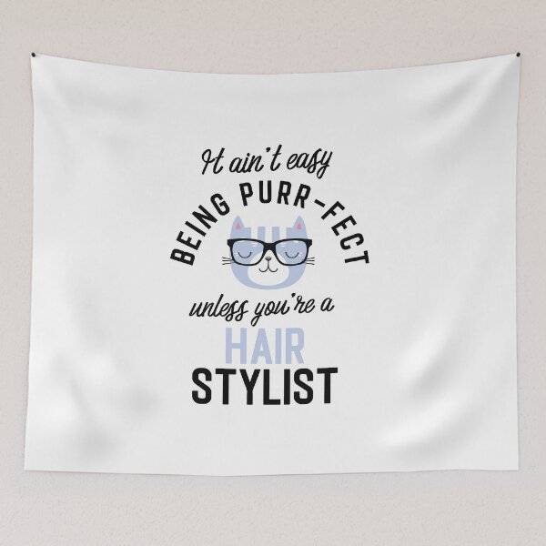 Item preview, Hair Stylist Cat Gifts for Cat Lovers - It ain't easy being Purr Fect designed and sold by betternotes.