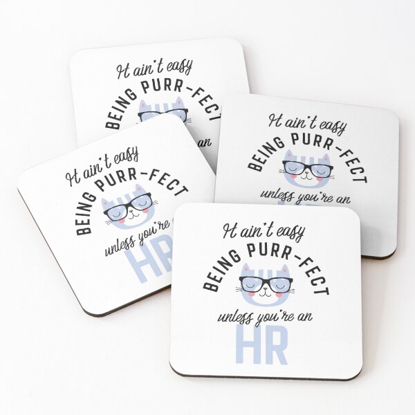 Item preview, HR Cat Gifts for Cat Lovers - It ain't easy being Purr Fect designed and sold by betternotes.