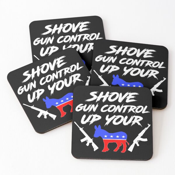 Item preview, Shove Gun Control Up Your (White Graphics) designed and sold by BattleMtnArmory.