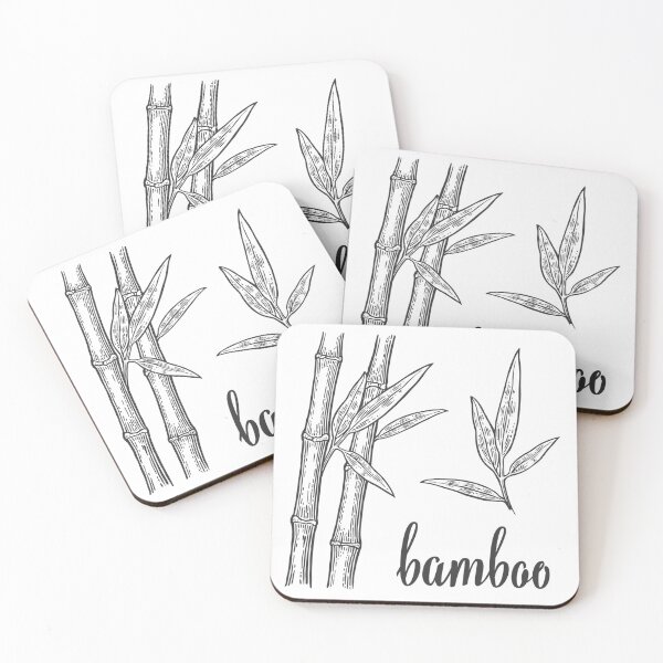 Item preview, Black White Bamboo Art designed and sold by JTS STORE.