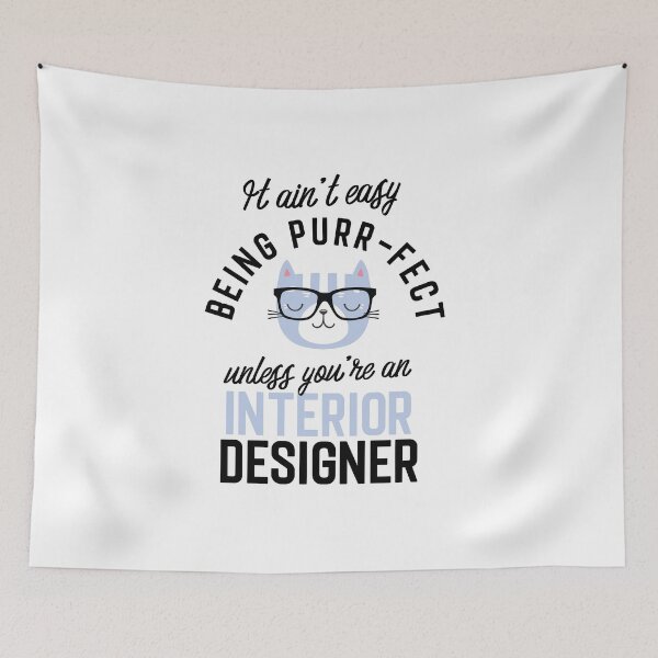 Item preview, Interior Designer Cat Gifts for Cat Lovers - It ain't easy being Purr Fect designed and sold by betternotes.