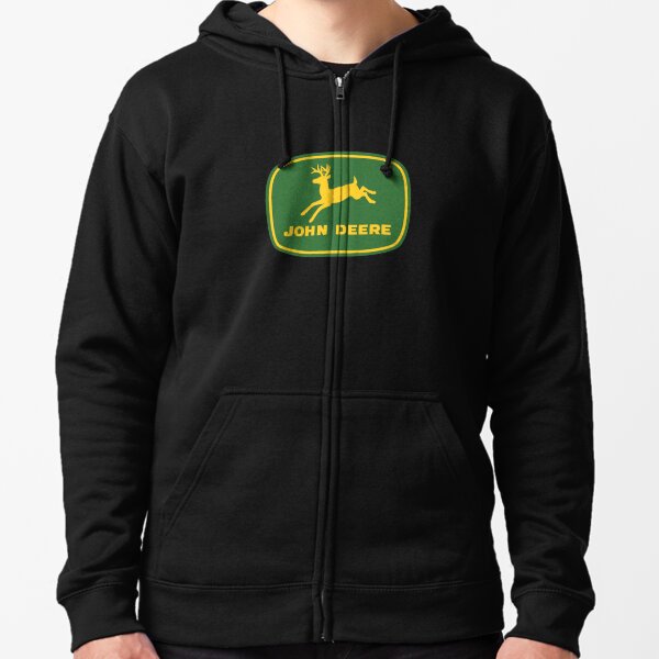 john deere zipper hoodie