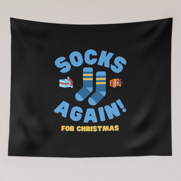 Item preview, Socks Again For Christmas, Socks, Sock, Xmas Gift, Christmas, stocking stuffer, funny, stocking filler, xmas, cute, holiday, kids, present, birthday, stocking, christmas presents, stocking fillers, designed and sold by bimmer325.