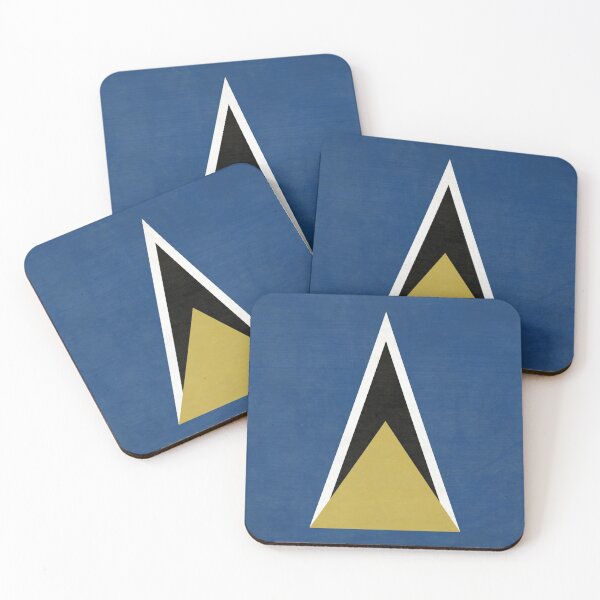 Item preview, Saint Lucia Flag designed and sold by Finding Fortuity.