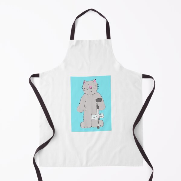 Item preview, Speedy Recovery From Knee Surgery Cartoon Cat on a Crutch designed and sold by KateTaylor.